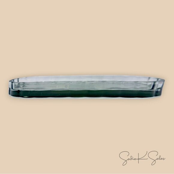 Fluted Glass Bathroom Tray - Light Green - Hearth & Hand Magnolia  - Target - Picture 6 of 9